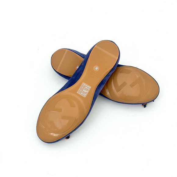 Gucci Bamboo Suede Flats (Size 6.5) - Picture 3 of 6